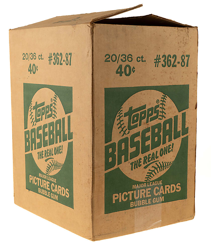 1987 Topps Original Wax Case (20 Unopened Boxes)