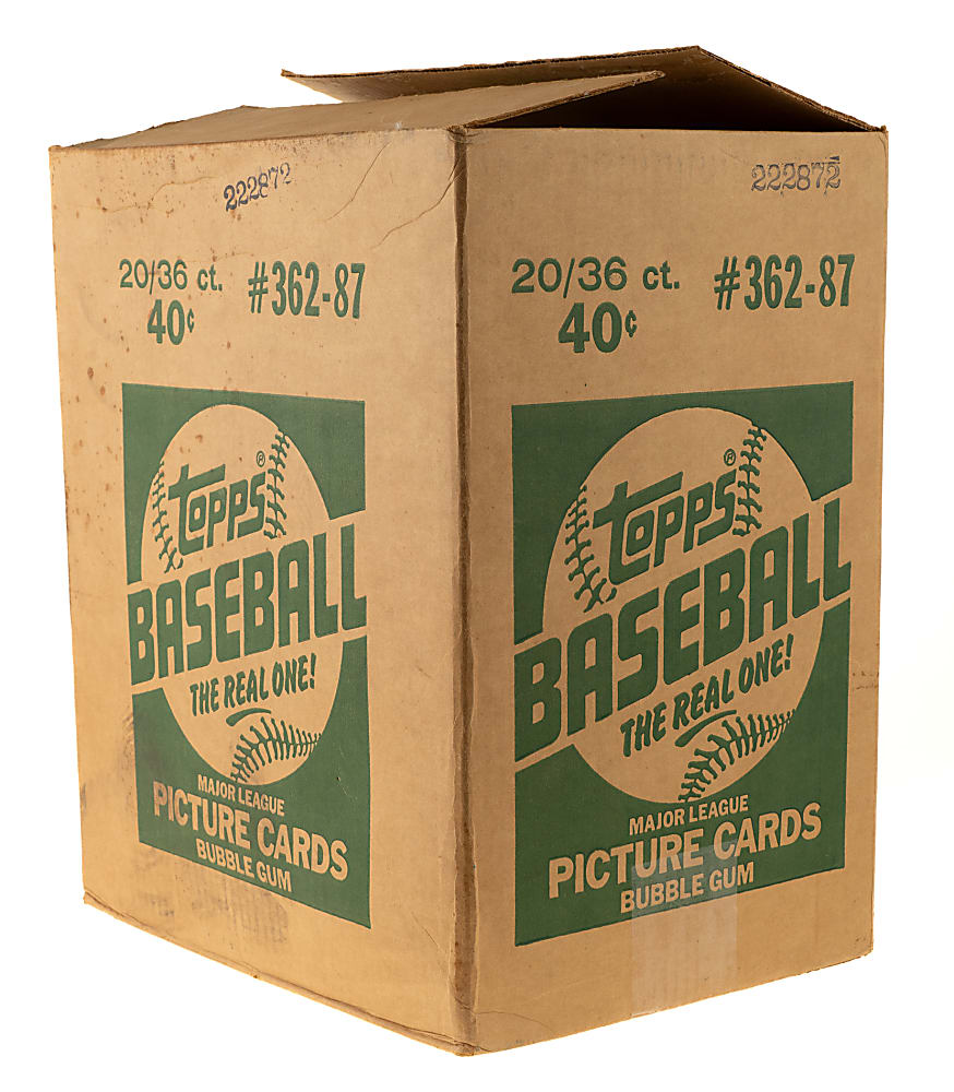 1987 Topps Original Wax Case (20 Unopened Boxes)