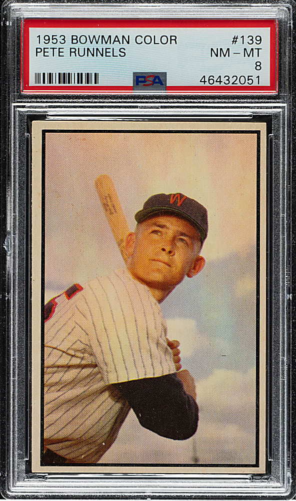 1953 Bowman Color #139 Pete Runnels PSA NM-MT 8