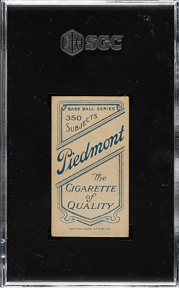 1909-1911 T206 White Border Kid Elberfeld Washington, Portrait SGC VG 3