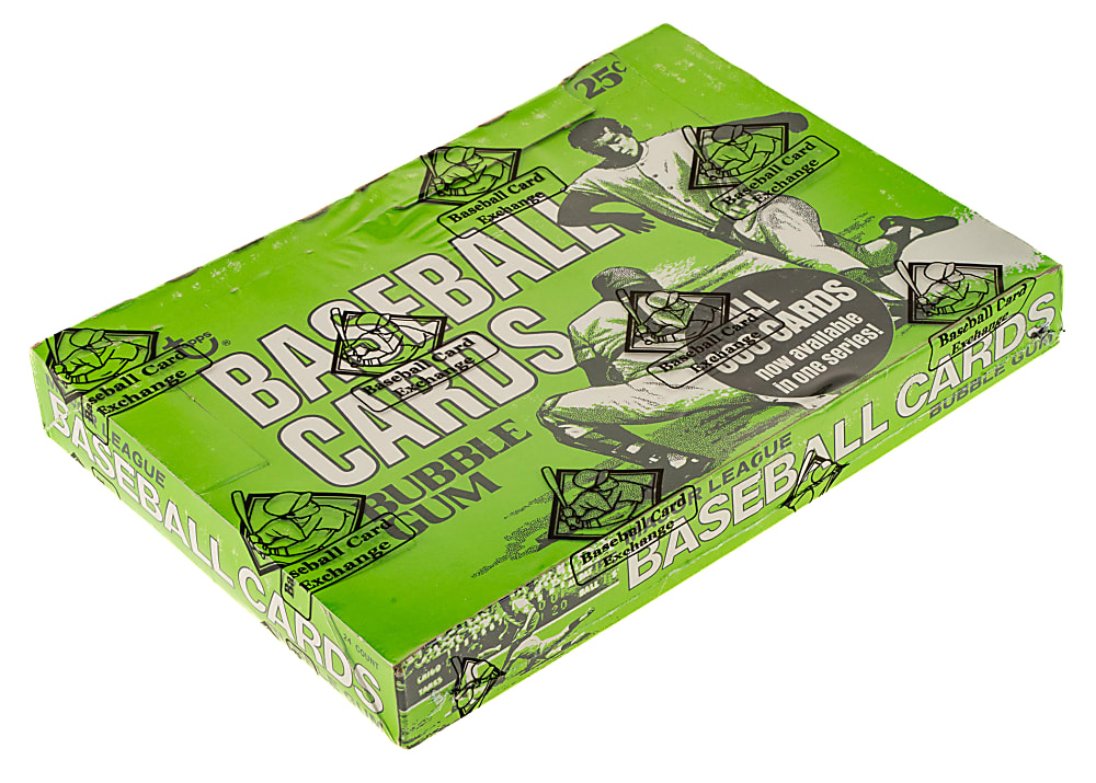 1975 Topps Unopened Cello Box (24 Packs) - BBCE and Ex-Fritsch