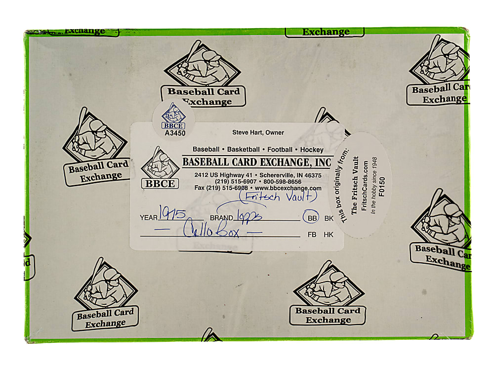 1975 Topps Unopened Cello Box (24 Packs) - BBCE and Ex-Fritsch