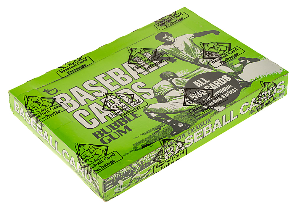 1976 Topps Unopened Cello Box (24 Packs) - BBCE and Ex-Fritsch