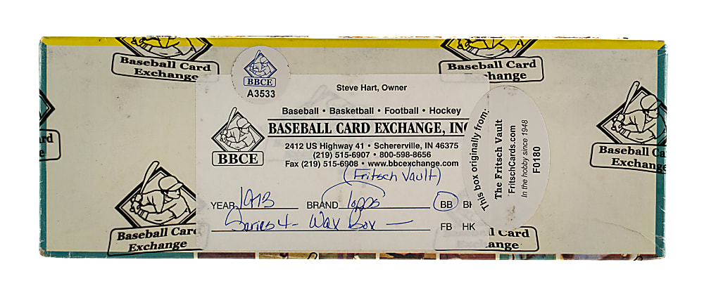 1973 Topps Fourth Series Unopened Wax Box (24 Packs) - BBCE and Ex-Fritsch