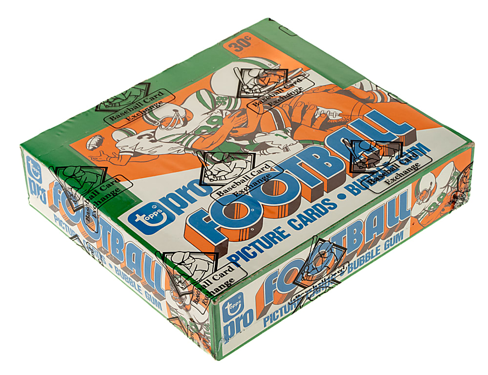 1978 Topps Football Unopened Cello Box (24 Packs) - BBCE and Ex-Fritsch