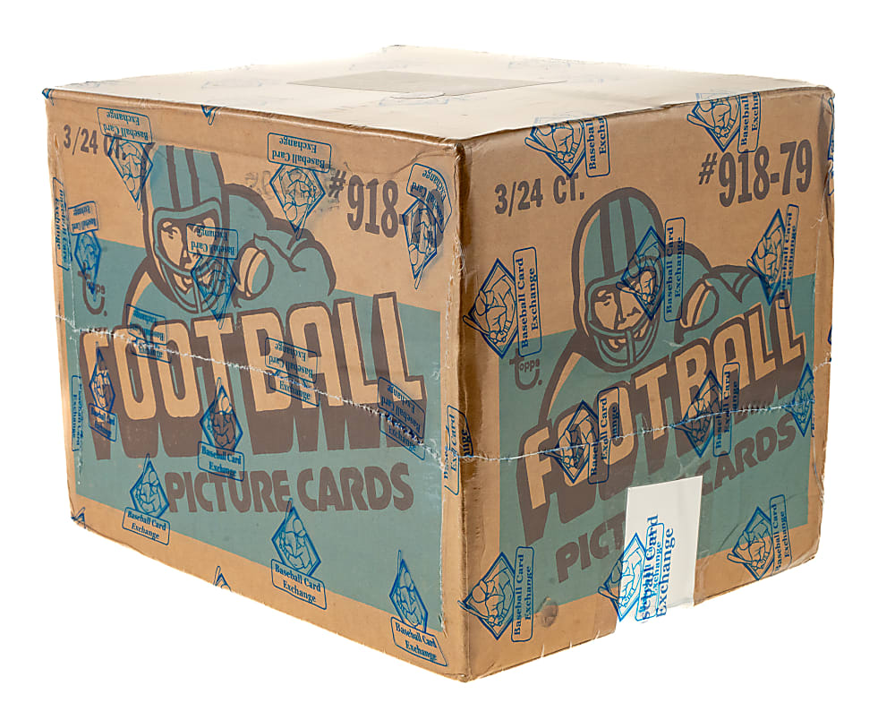 1979 Topps Football Unopened Rack Case (3 Boxes, 72 Packs) - BBCE Factory Sealed!