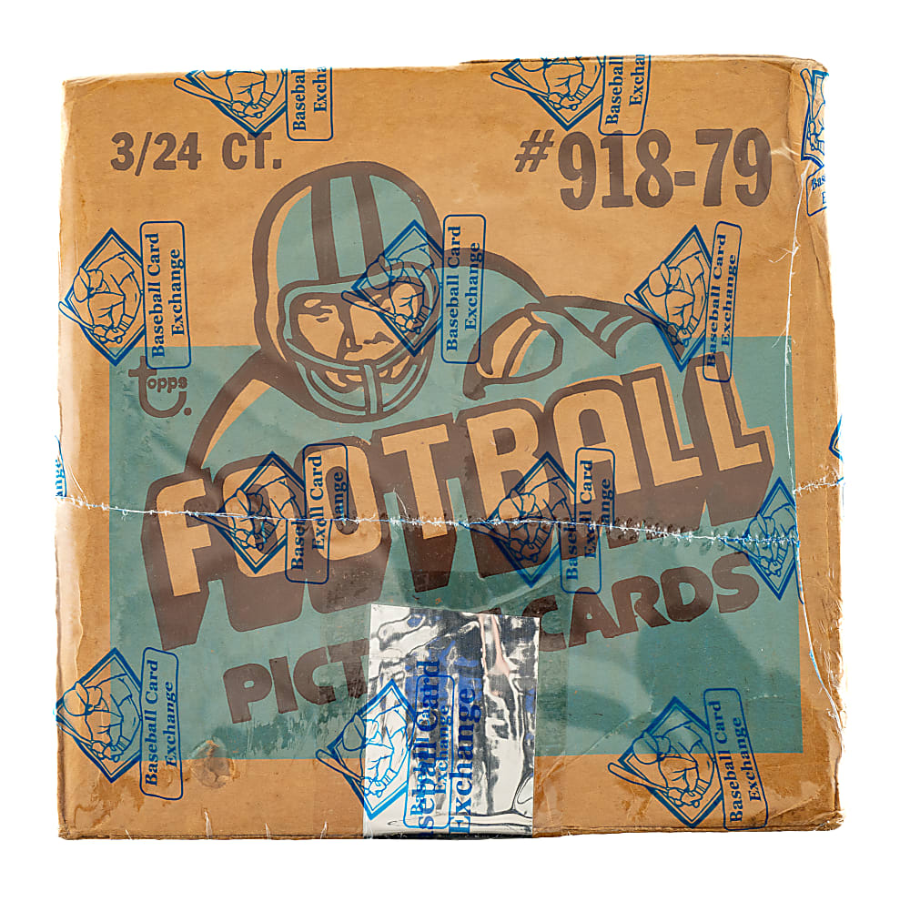1979 Topps Football Unopened Rack Case (3 Boxes, 72 Packs) - BBCE Factory Sealed!