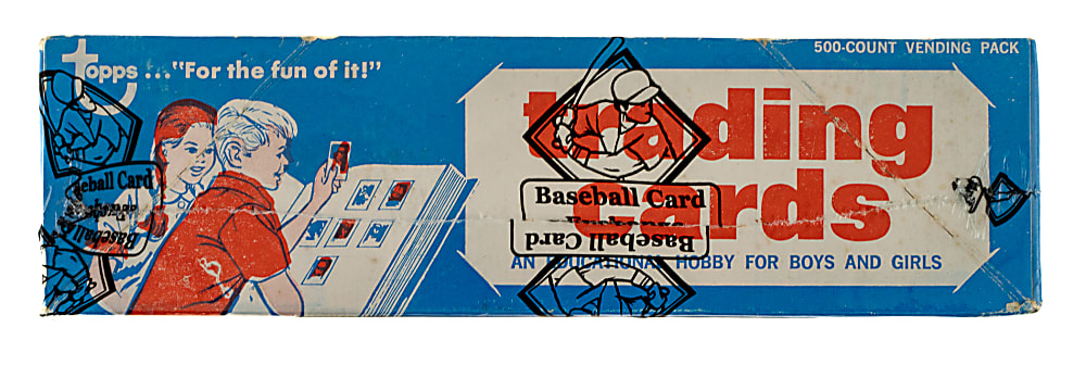 1971 Topps Third Series Unopened Vending Box - BBCE and Ex-Fritsch