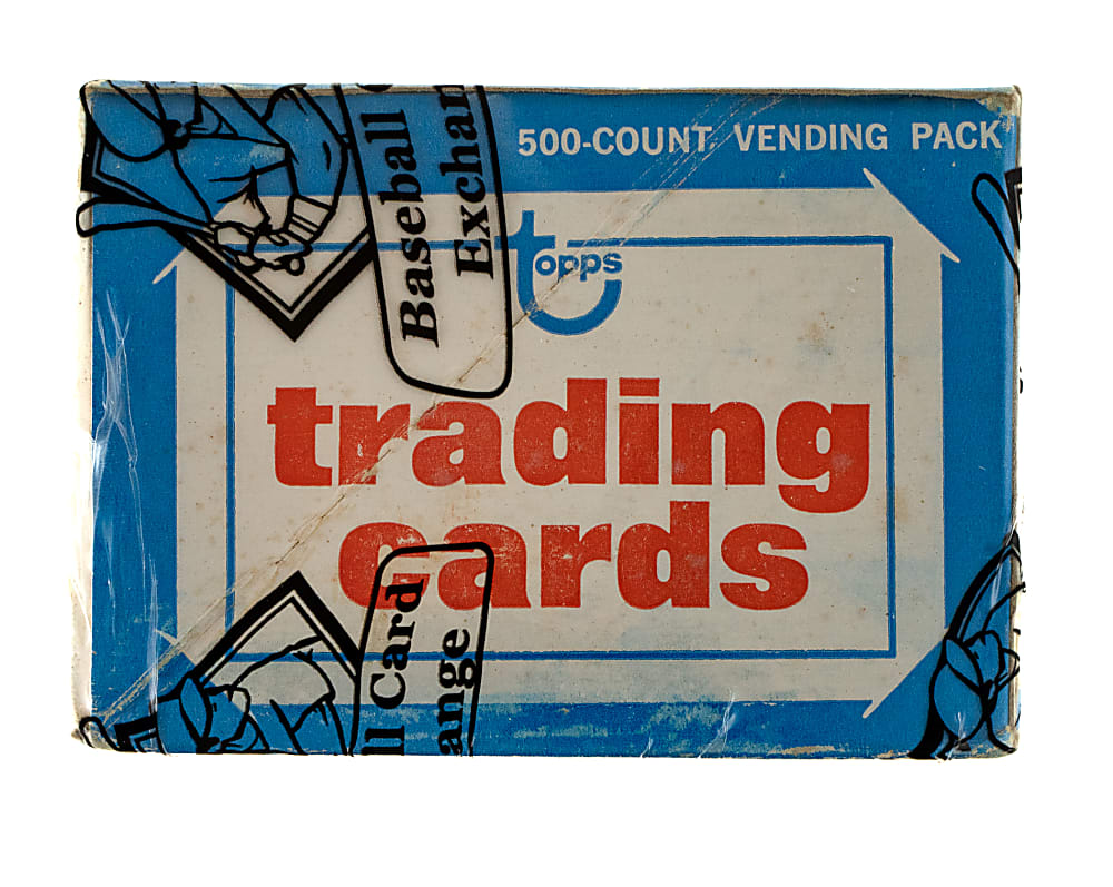 1971 Topps Third Series Unopened Vending Box - BBCE and Ex-Fritsch