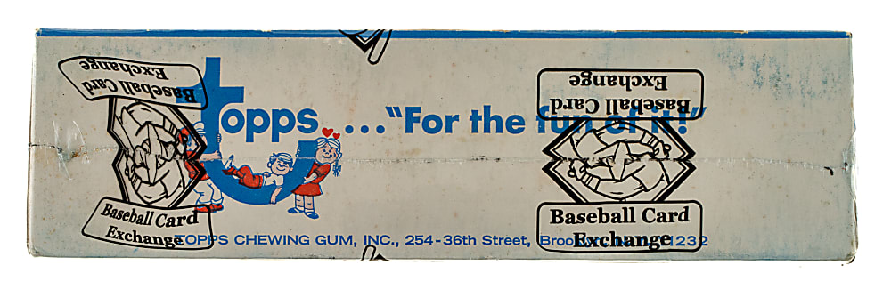 1971 Topps Third Series Unopened Vending Box - BBCE and Ex-Fritsch