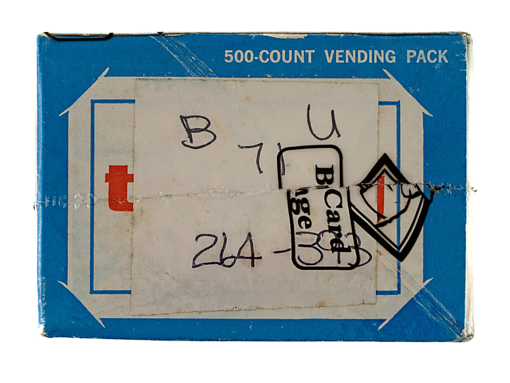 1971 Topps Third Series Unopened Vending Box - BBCE and Ex-Fritsch