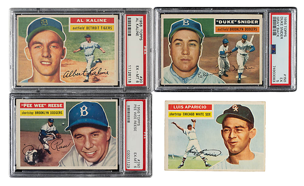 1956 Topps Near-Complete Set (332/340) Plus Two Checklists