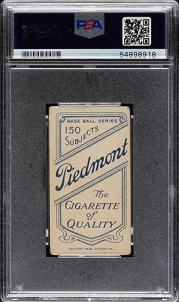 1909-1911 T206 White Border Walter Johnson Portrait PSA GOOD+ 2.5