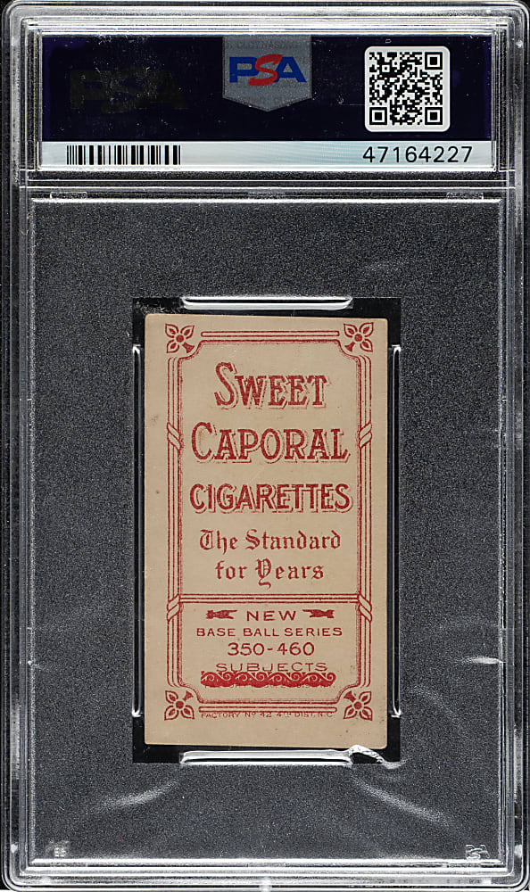 1909-1911 T206 White Border Cy Young Glove Shows PSA VG-EX 4