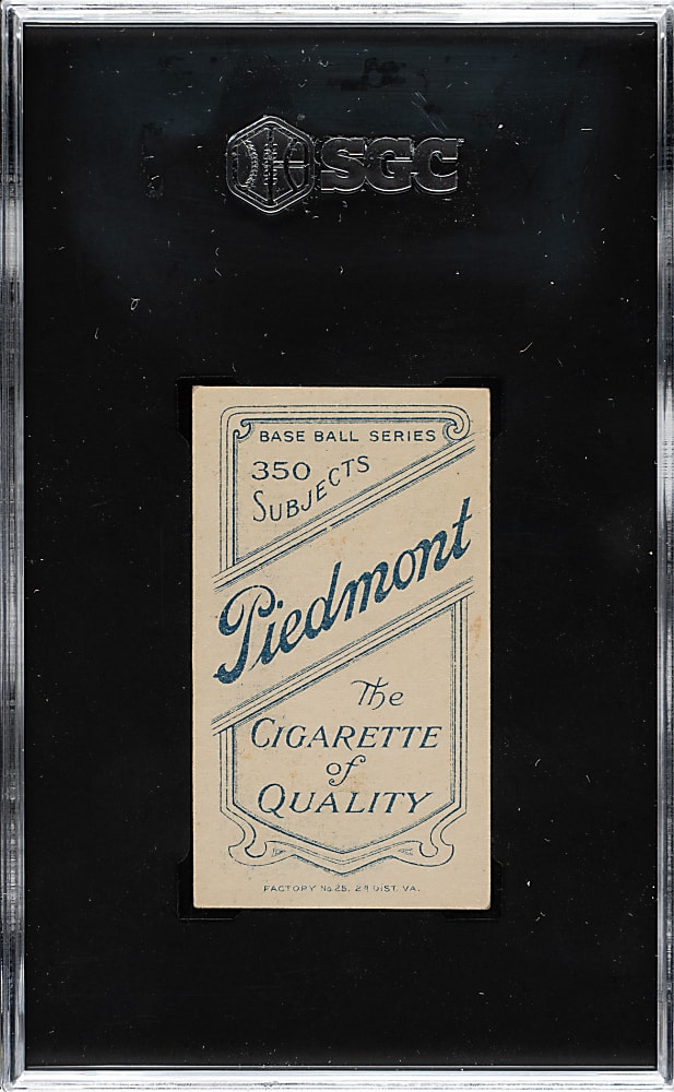 1909-1911 T206 White Border Tris Speaker Rookie SGC VG/EX+ 4.5