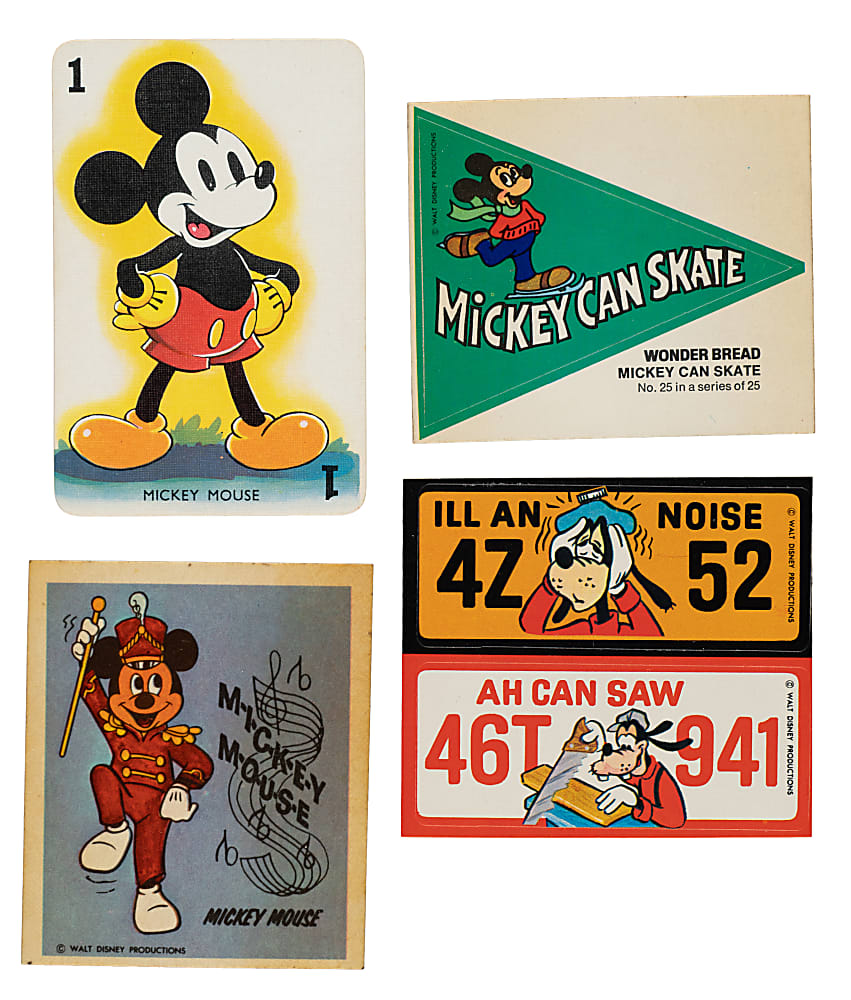 1930s to 1970s Disney Complete and Near-Complete Set Collection (11 Sets, 333 Cards)