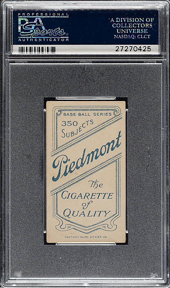 1909-1911 T206 White Border Walter Johnson Portrait PSA VG-EX+ 4.5