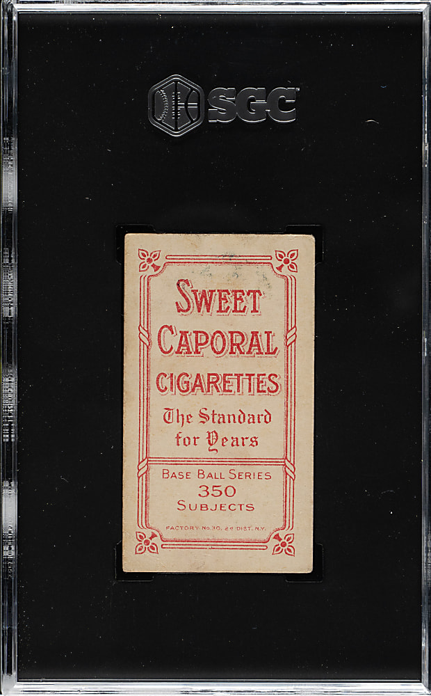 1909-1911 T206 White Border Ty Cobb Bat Off Shoulder SGC GOOD 2