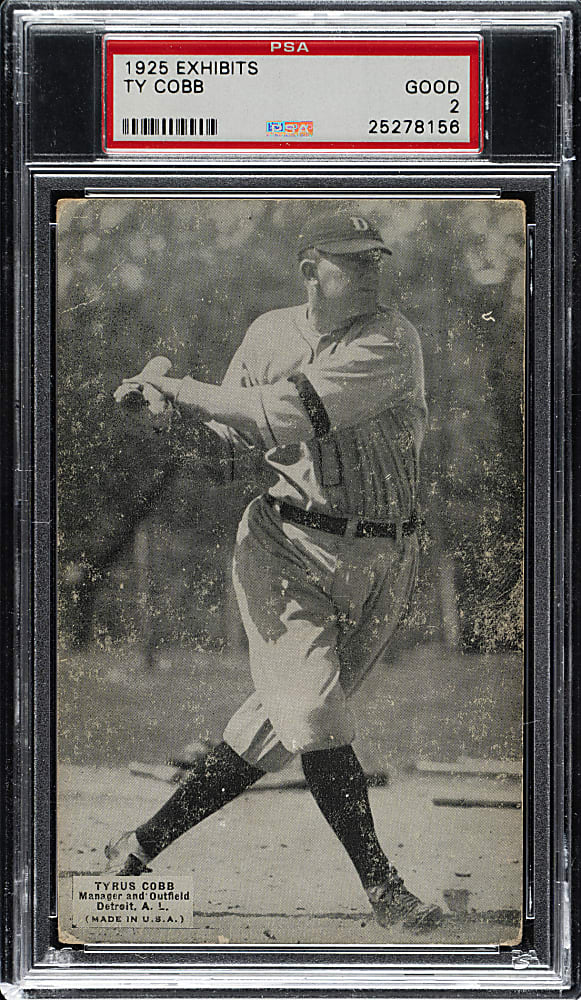 1925 Exhibits Ty Cobb PSA GOOD 2