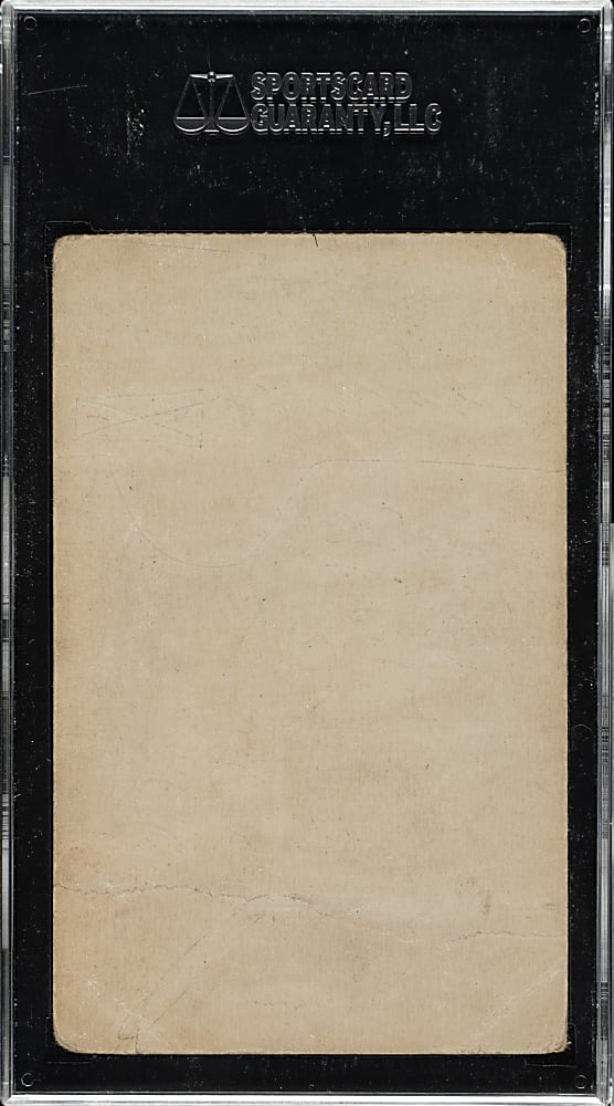 Circa 1920s W-UNC-Arcade Card Snookums and Babe Ruth Green Tint SGC POOR 10