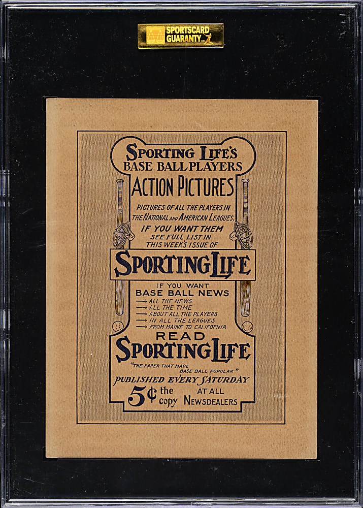 1911 M110 Sporting Life Cabinet Christy Mathewson SGC EX 60 - 1 of 3 - Highest Graded!