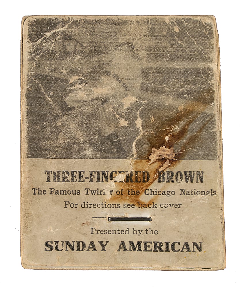 1906 Mordecai "Three-Fingered" Brown Sunday American Flip Book