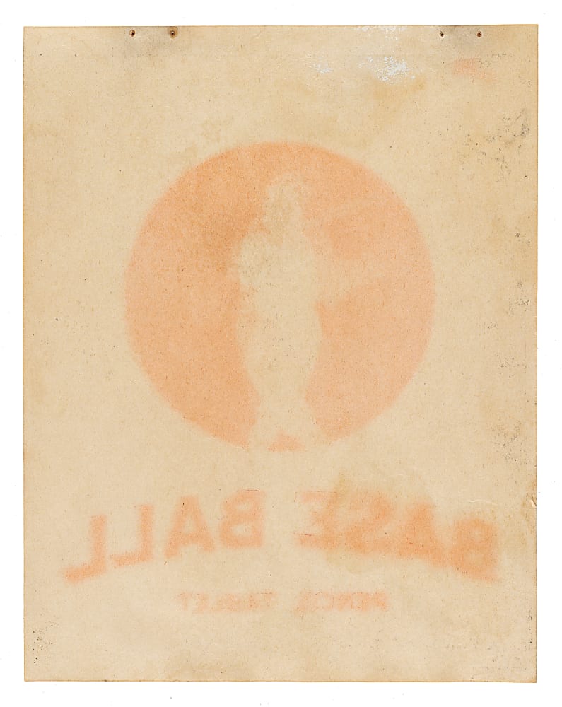 1926-1928 Baseball Pencil Tablet Cover Ty Cobb