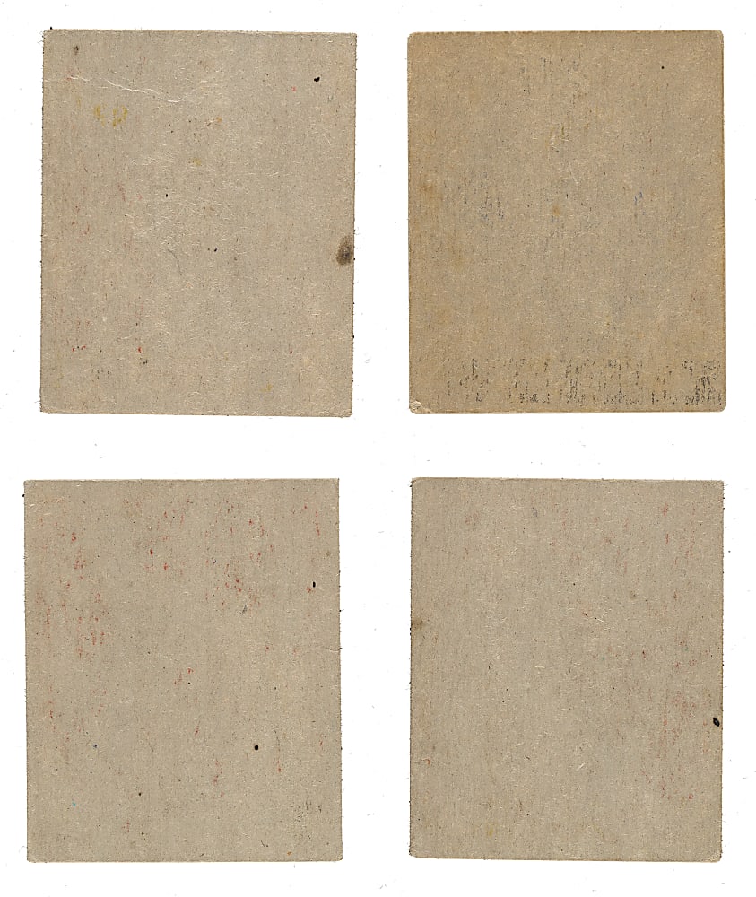 1948-1949 Leaf Short Prints "Rare Leaf" Collection (10) - All Blank and Wrong Backs