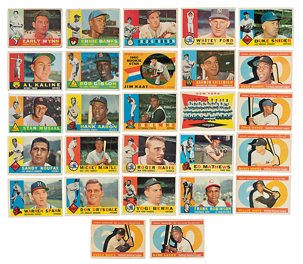 1960 Topps Complete Set (572)