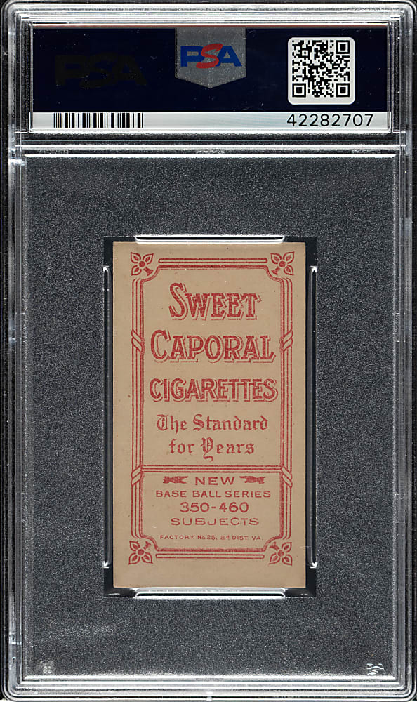 1909-1911 T206 White Border Mordecai Brown Chicago on Shirt PSA NM 7