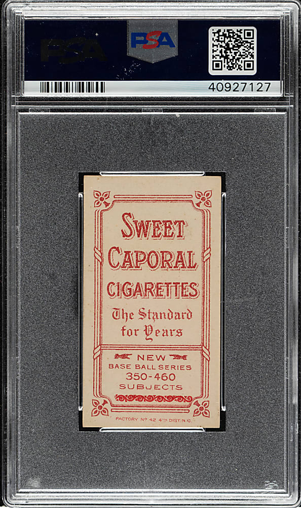 1909-1911 T206 White Border Home Run Baker PSA NM 7