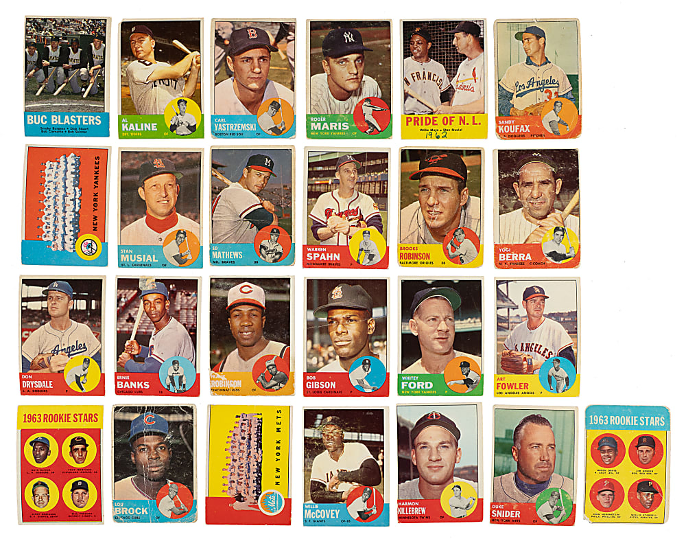 1963 Topps Near-Complete Set (572/576)
