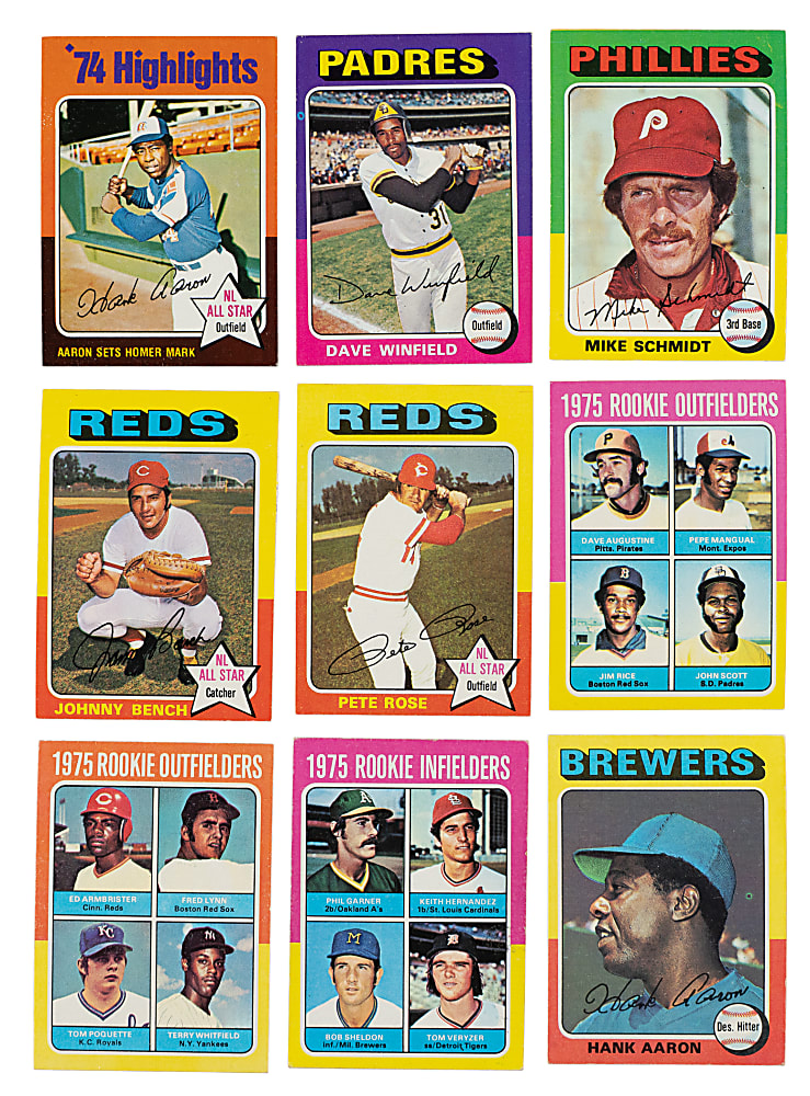 High-Grade 1975 Topps Mini Complete Set (660)