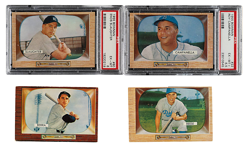 1955 Bowman Near-Complete Master Set (320/326)