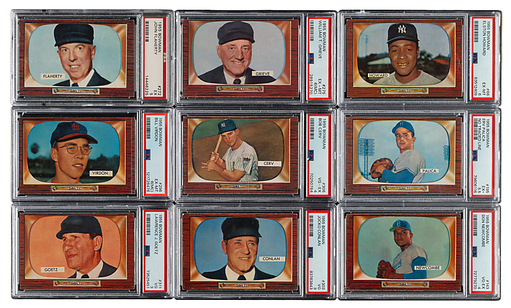 1955 Bowman Near-Complete Master Set (320/326)
