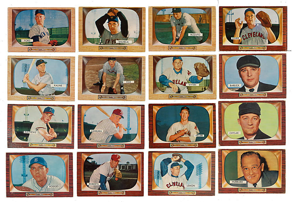 1955 Bowman Near-Complete Master Set (320/326)
