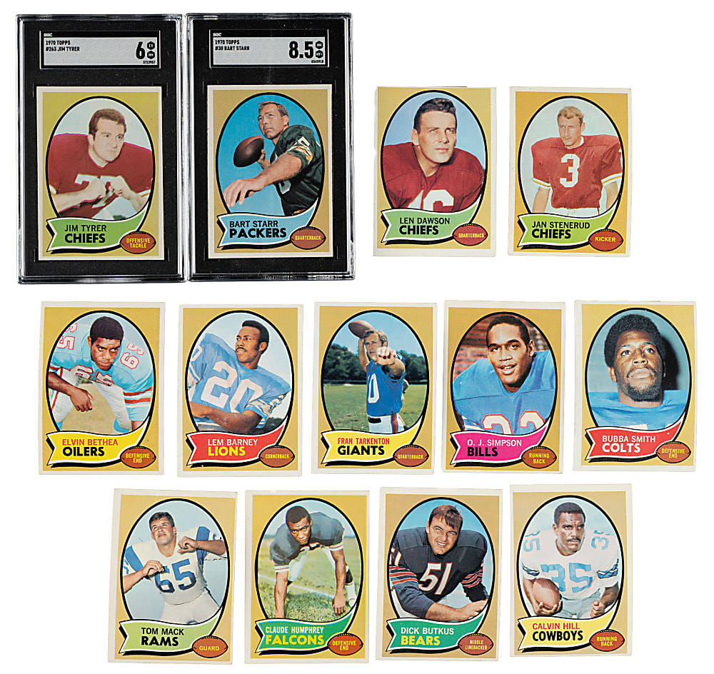 1970 Topps Football Complete Set (263)