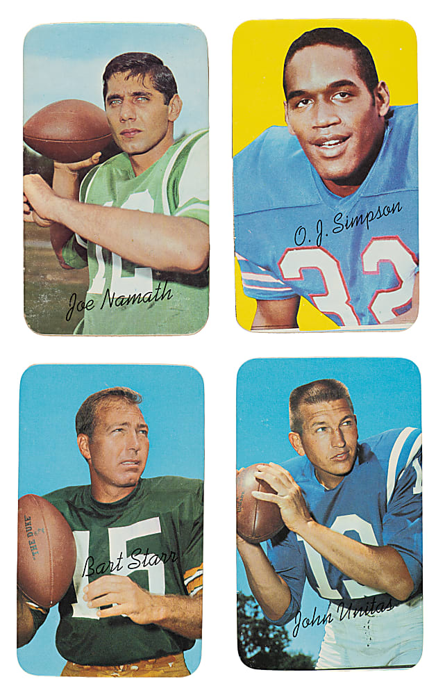 High-Grade 1970 Topps Super Football Complete Set (35)