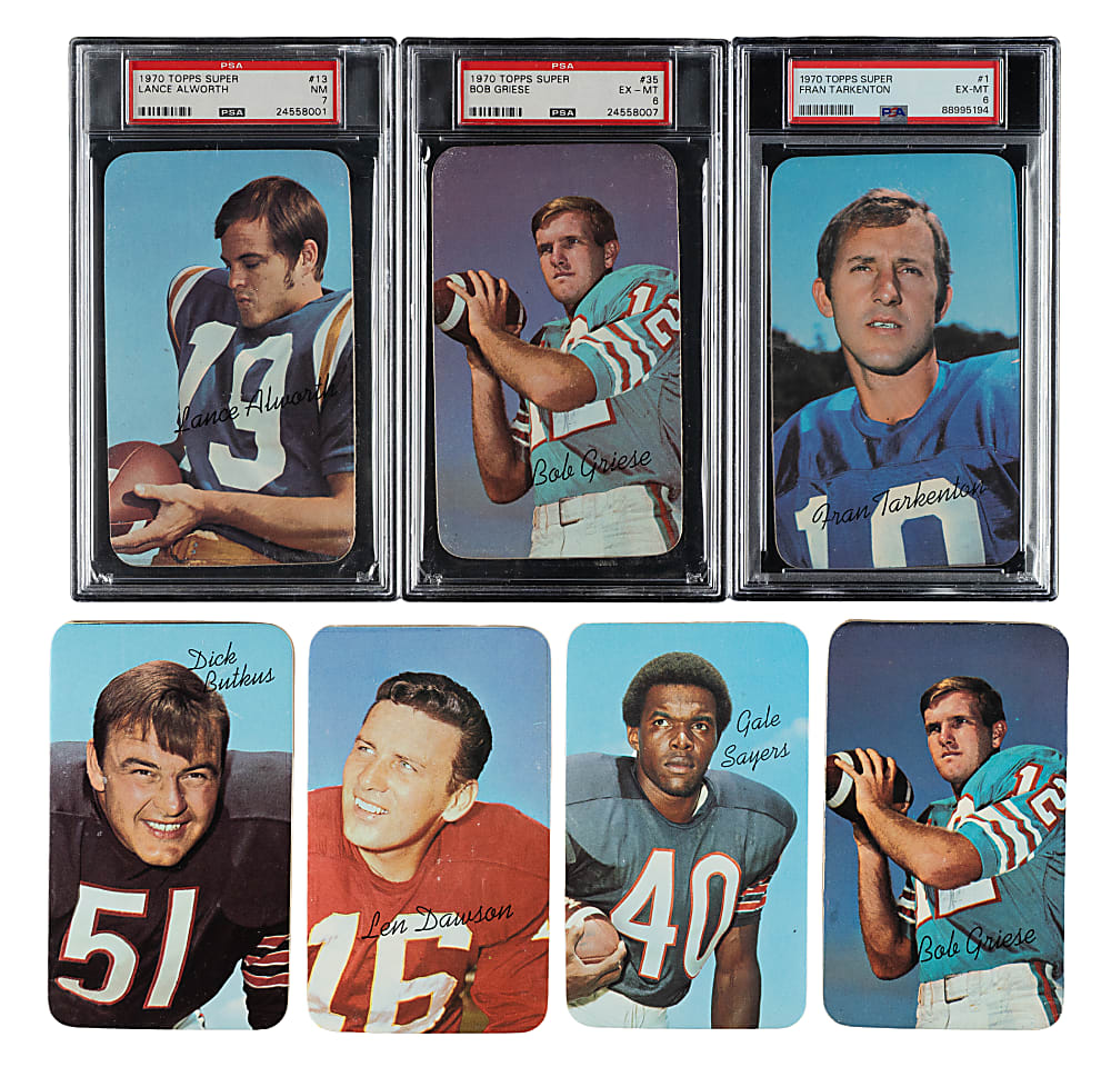 High-Grade 1970 Topps Super Football Complete Set (35)