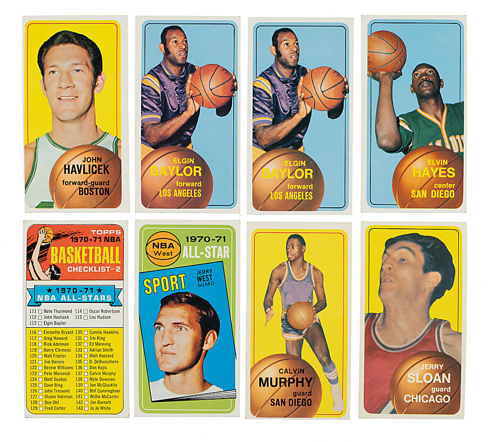 1970-1971 Topps Basketball Complete Set (175) Including 50 PSA- and SGC-Graded Cards