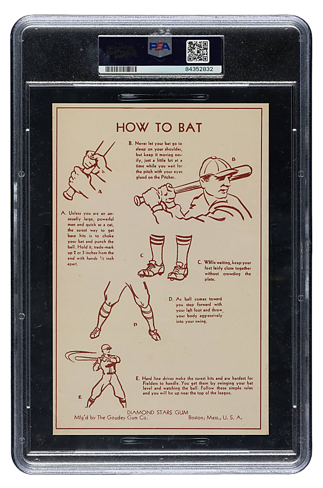 1939 R303-B Goudey Premiums Jimmy Foxx PSA EX-MT 6
