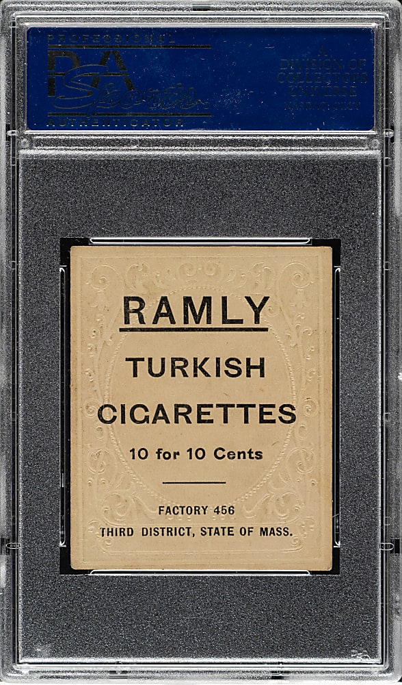 1909 T204 Ramly Tobacco Jesse Burkett PSA VG-EX+ 4.5