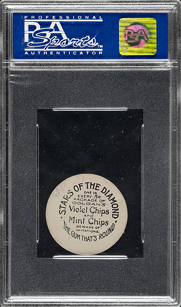 1909-1911 E254 Colgan's Chips Stars of the Diamond Joe Tinker PSA MINT 9 - 1 of 1 - Highest Graded!