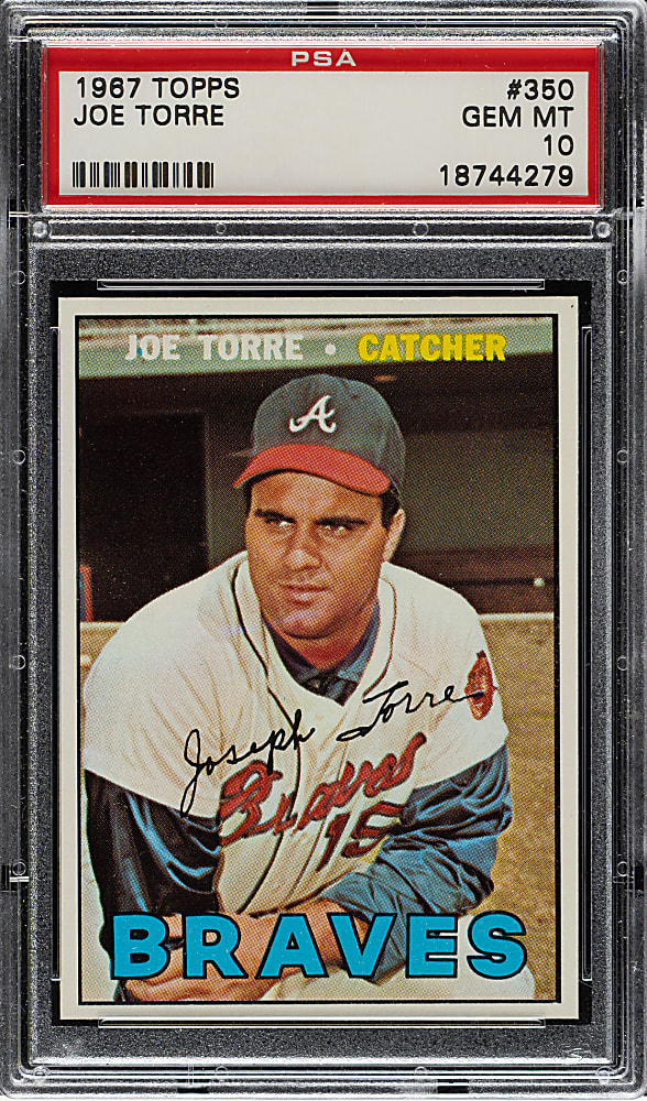 1967 Topps #350 Joe Torre PSA GEM MINT 10