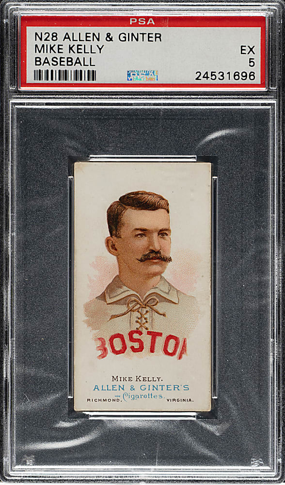 1888 N28 Allen & Ginter Mike "King" Kelly PSA EX 5