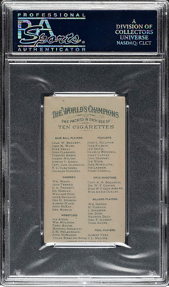 1888 N28 Allen & Ginter Mike "King" Kelly PSA EX 5