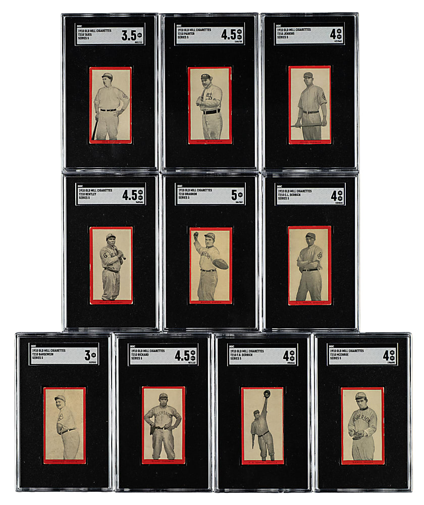 1910 T210 Old Mill Tobacco "Series 5" Carolina Assn. Near-Complete Set (85/87)