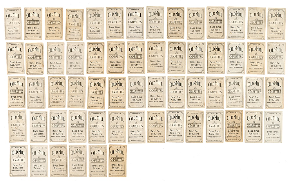 1910 T210 Old Mill Tobacco "Series 5" Carolina Assn. Near-Complete Set (85/87)