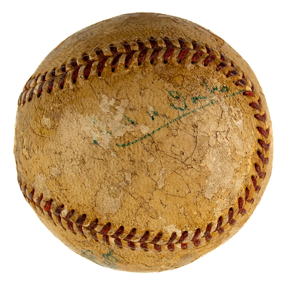 Richard Nixon, Eddie Mathews, and Joe E. Brown Multi-Signed Baseball - JSA