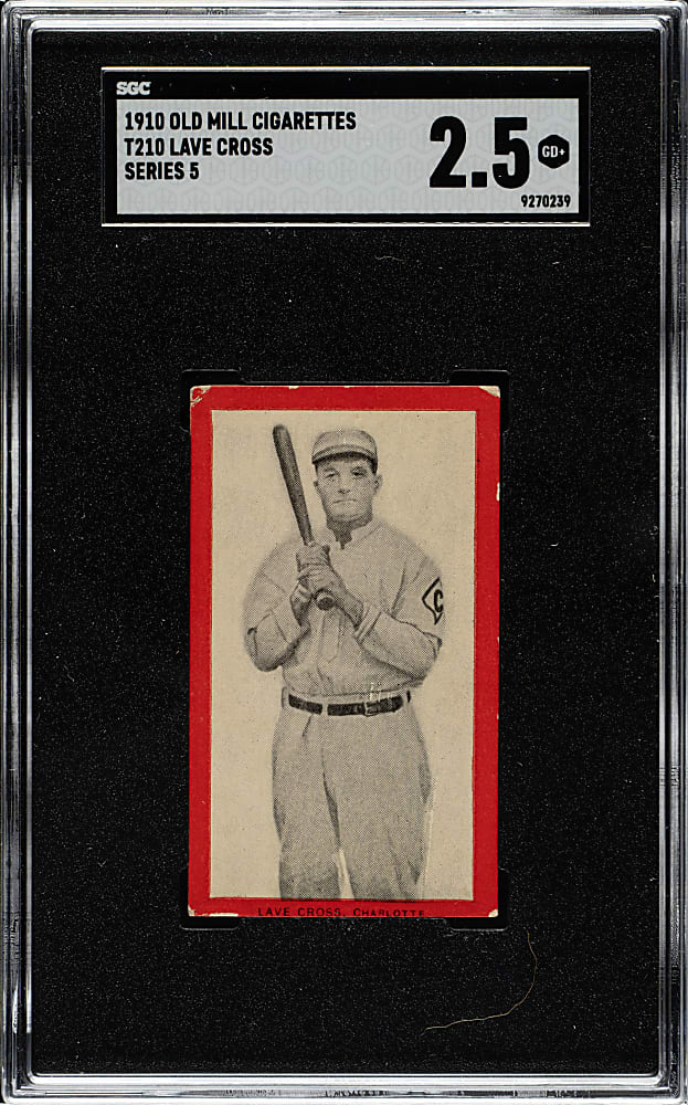 1910 T210 Old Mill Tobacco "Series 5" Lave Cross SGC GOOD+ 2.5